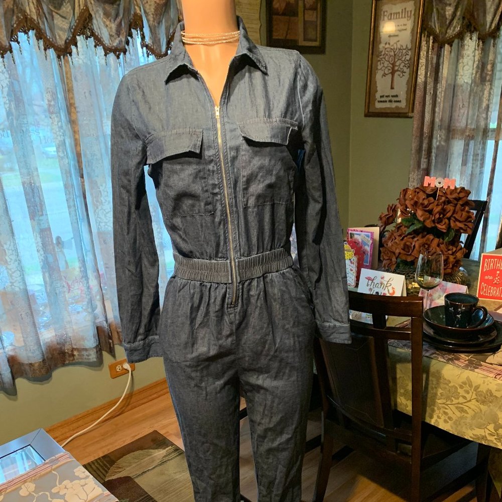 Dark Wash (Denim) Jumpsuit